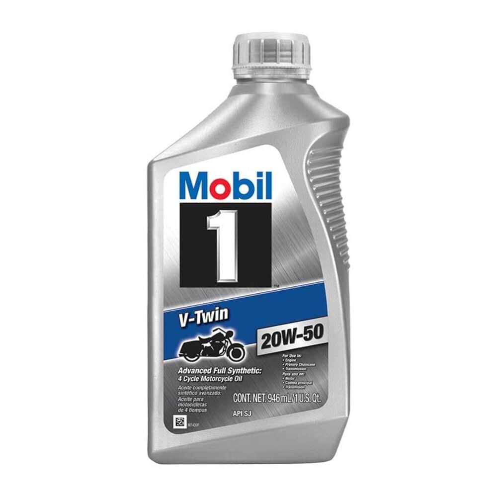 20W-50 V-Twin Advanced Full Synthetic 4 Cycle Motorcycle Oil, 1 Qt