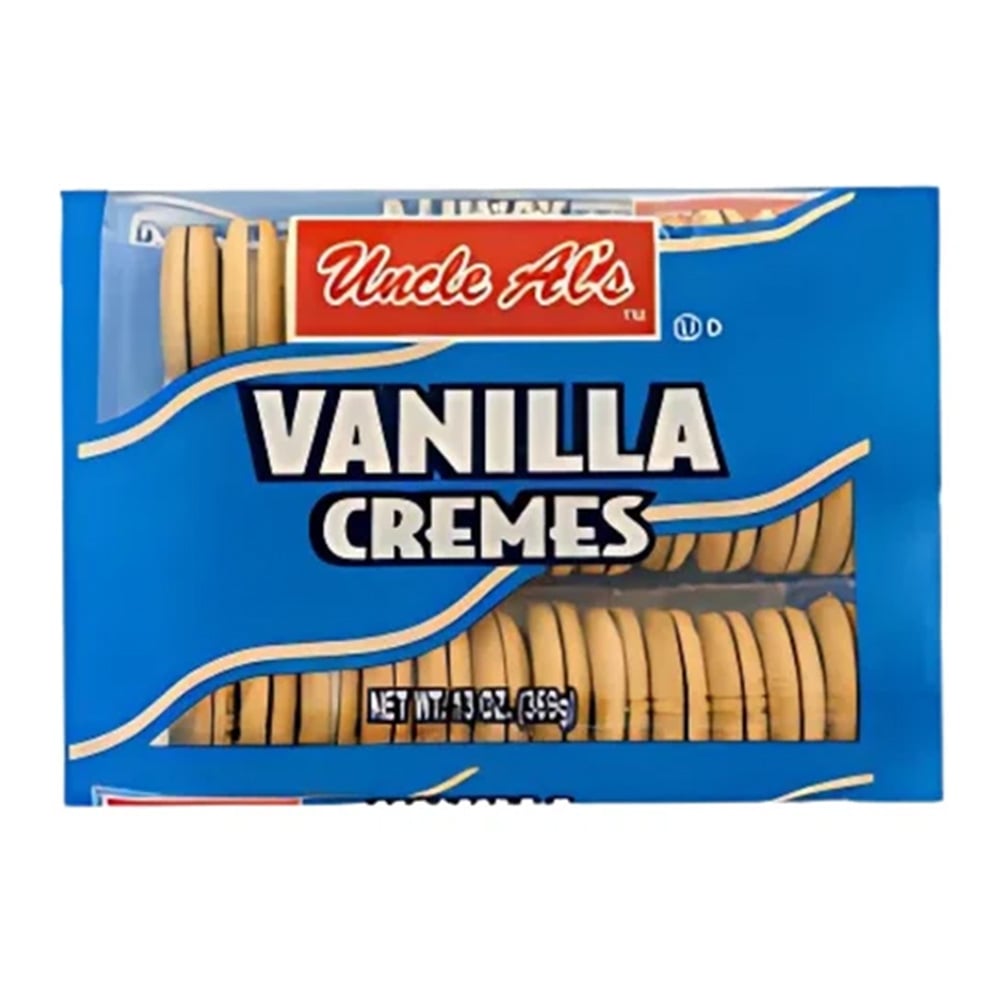 image of Vanilla Cremes Sandwich Cookies, 5 oz