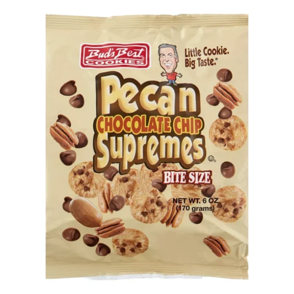 image of Bite Size Pecan Chocolate Chip Supremes Cookies, 6 oz