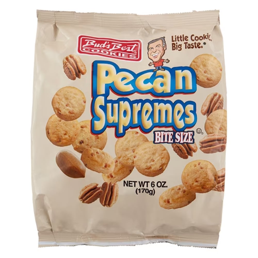 image of Bite Size Pecan Supremes Cookies, 6 oz