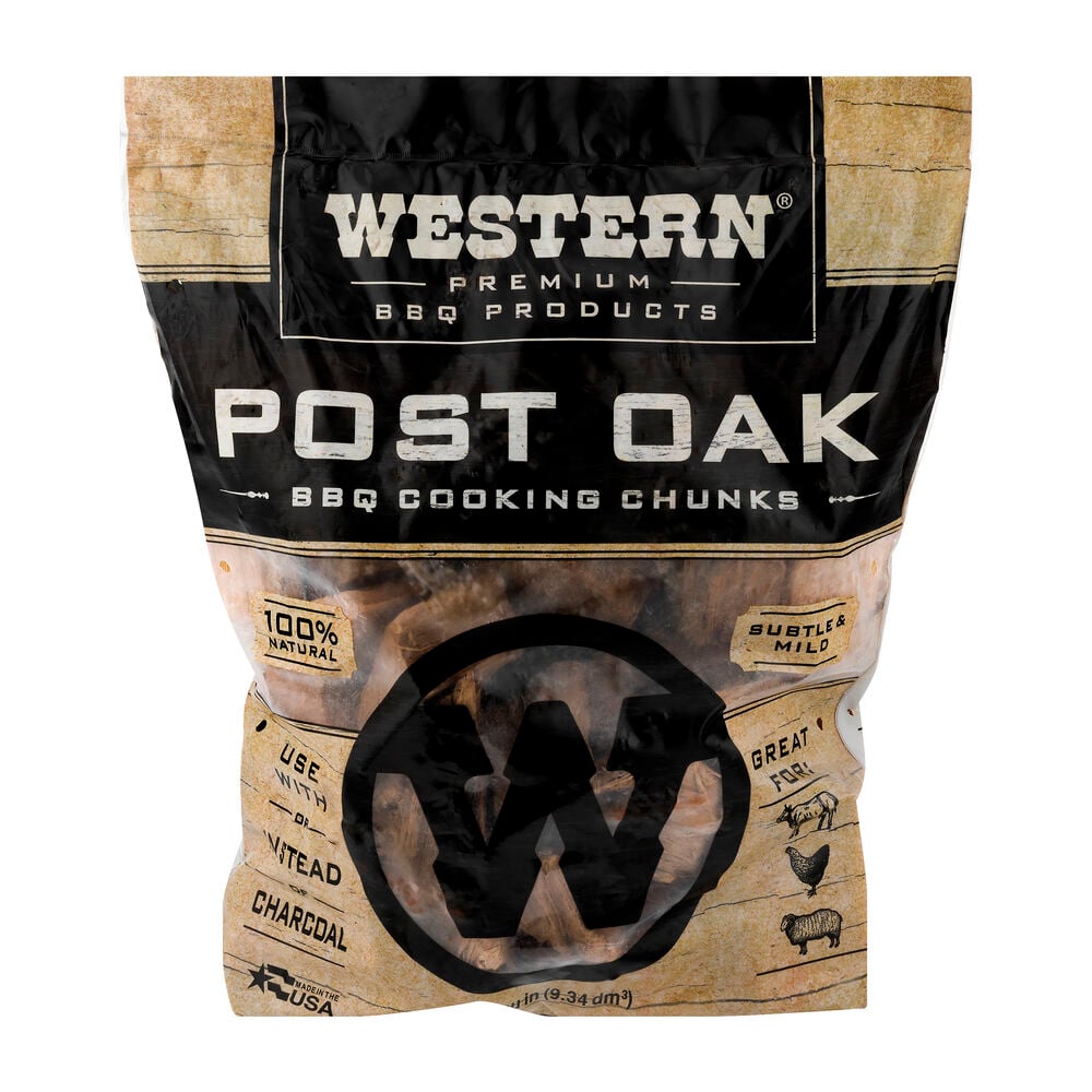 image of Premium BBQ Product Post Oak BBQ Cooking Chunks, 570 cu in