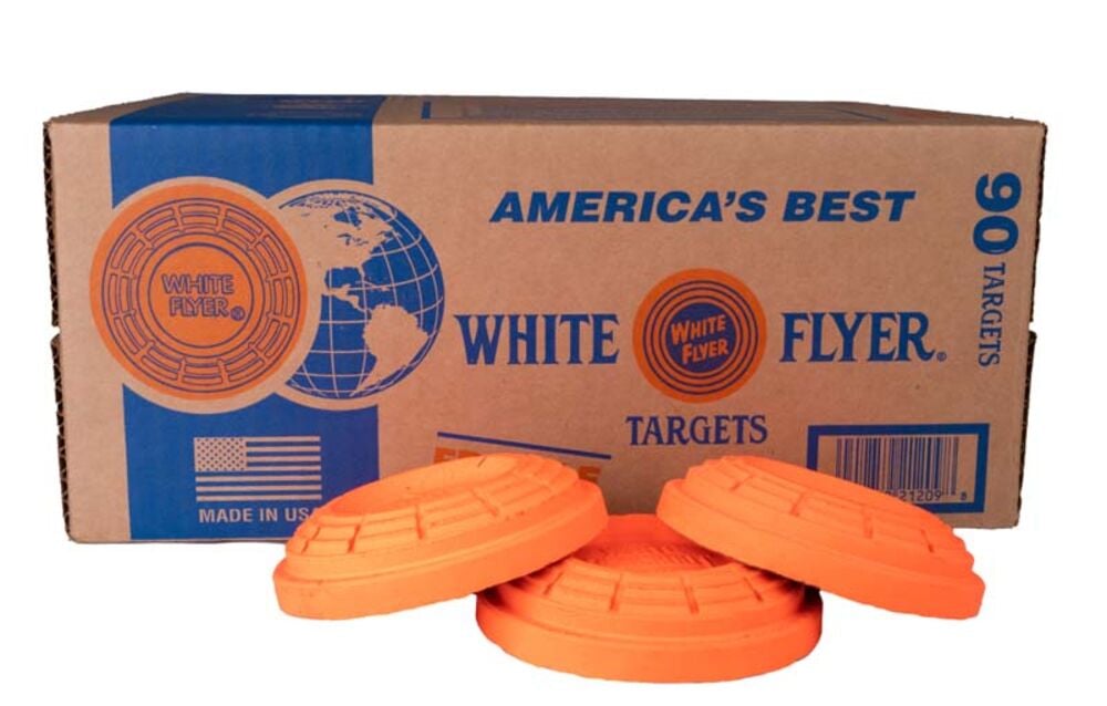 image of Orange Clay Targets, 90 pack