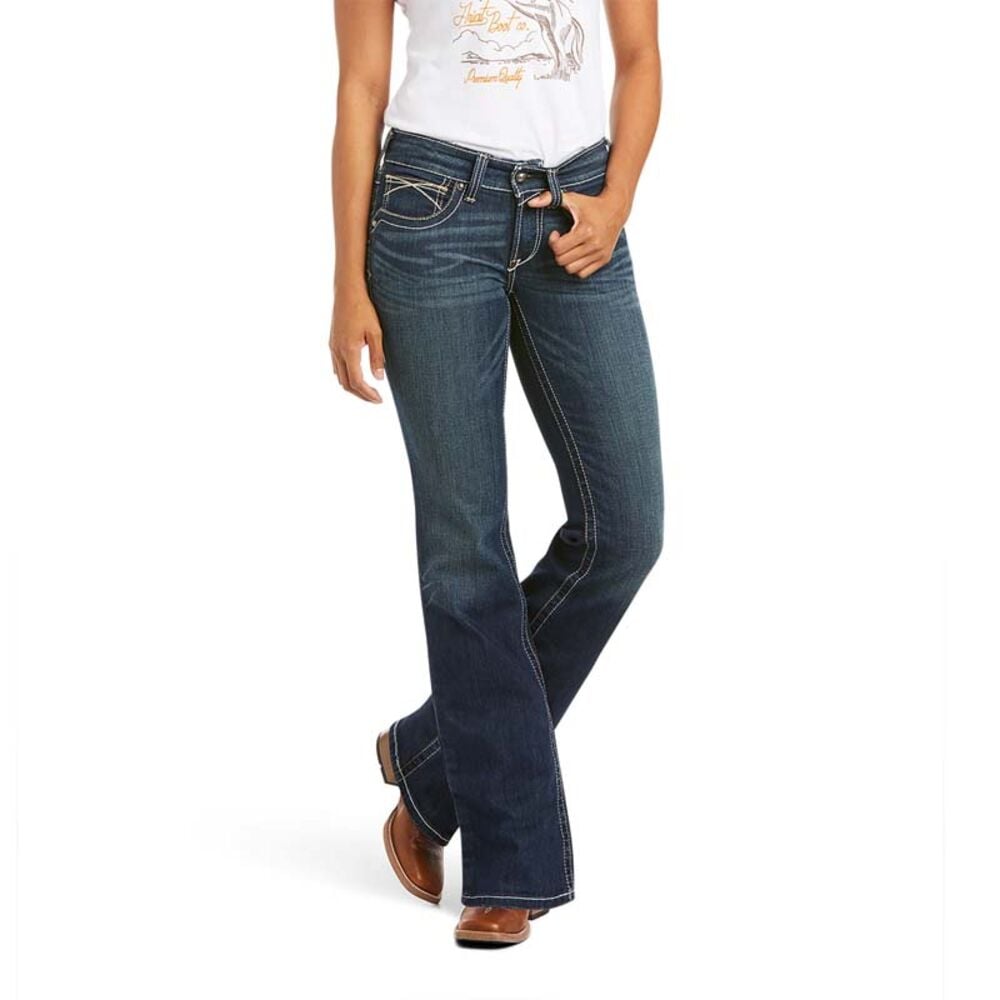 image of Women's Rebar DuraStretch Riveter Mid Rise Boot Cut Jean
