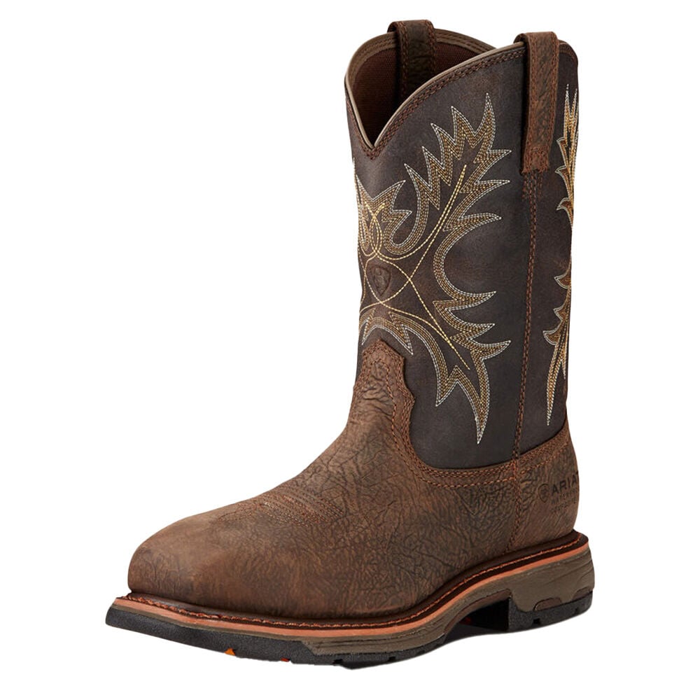 image of Men's WorkHog Wide Square Toe Waterproof Composite Toe Work Boot