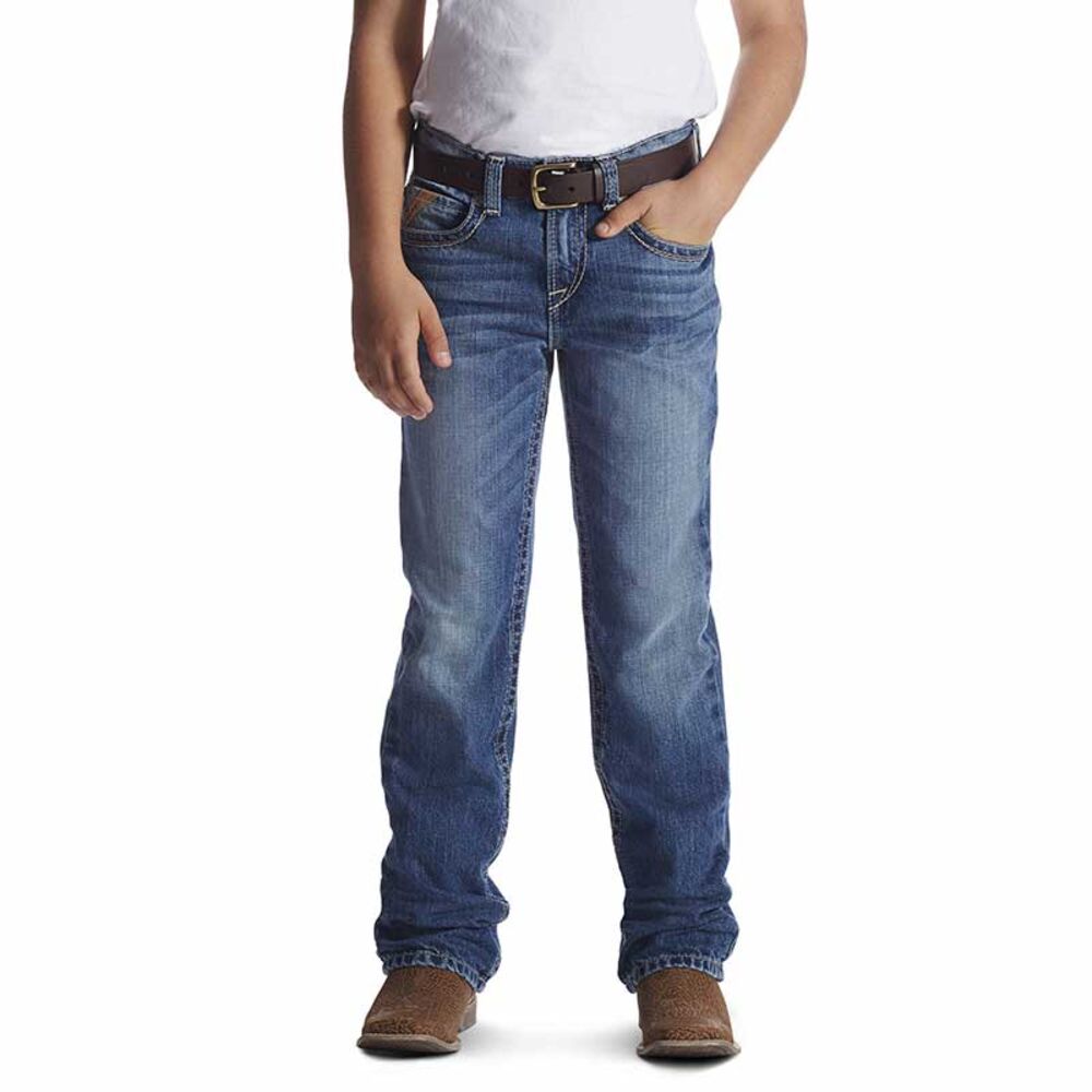 image of Boy's B4 Boundary Low Rise Boot Cut Relaxed Fit Jean