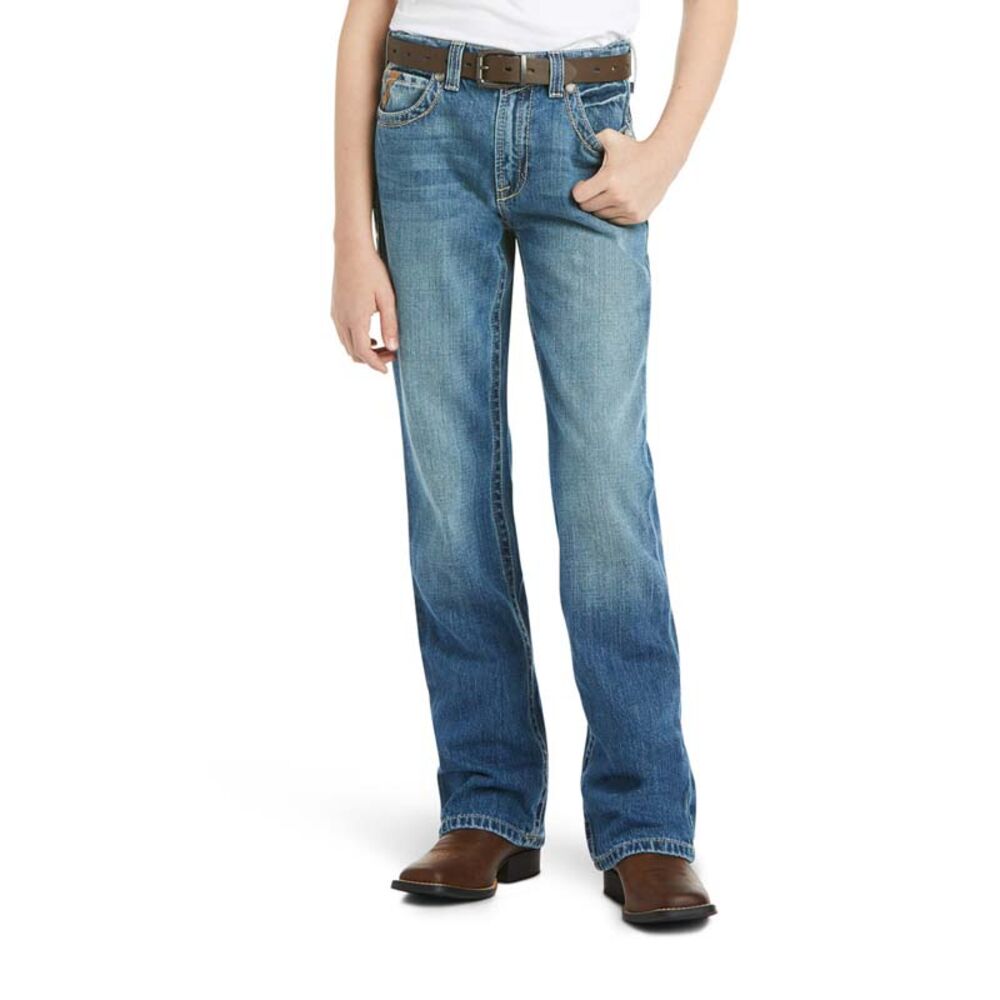 image of Boy's B4 Boundary Low Rise Boot Cut Relaxed Fit Jean