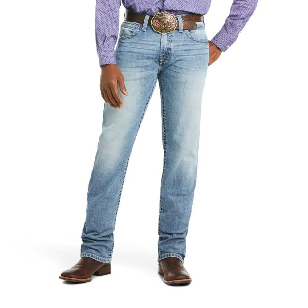 image of Men's M2 Stirling Stretch Low Rise Boot Cut Relaxed Fit Jean