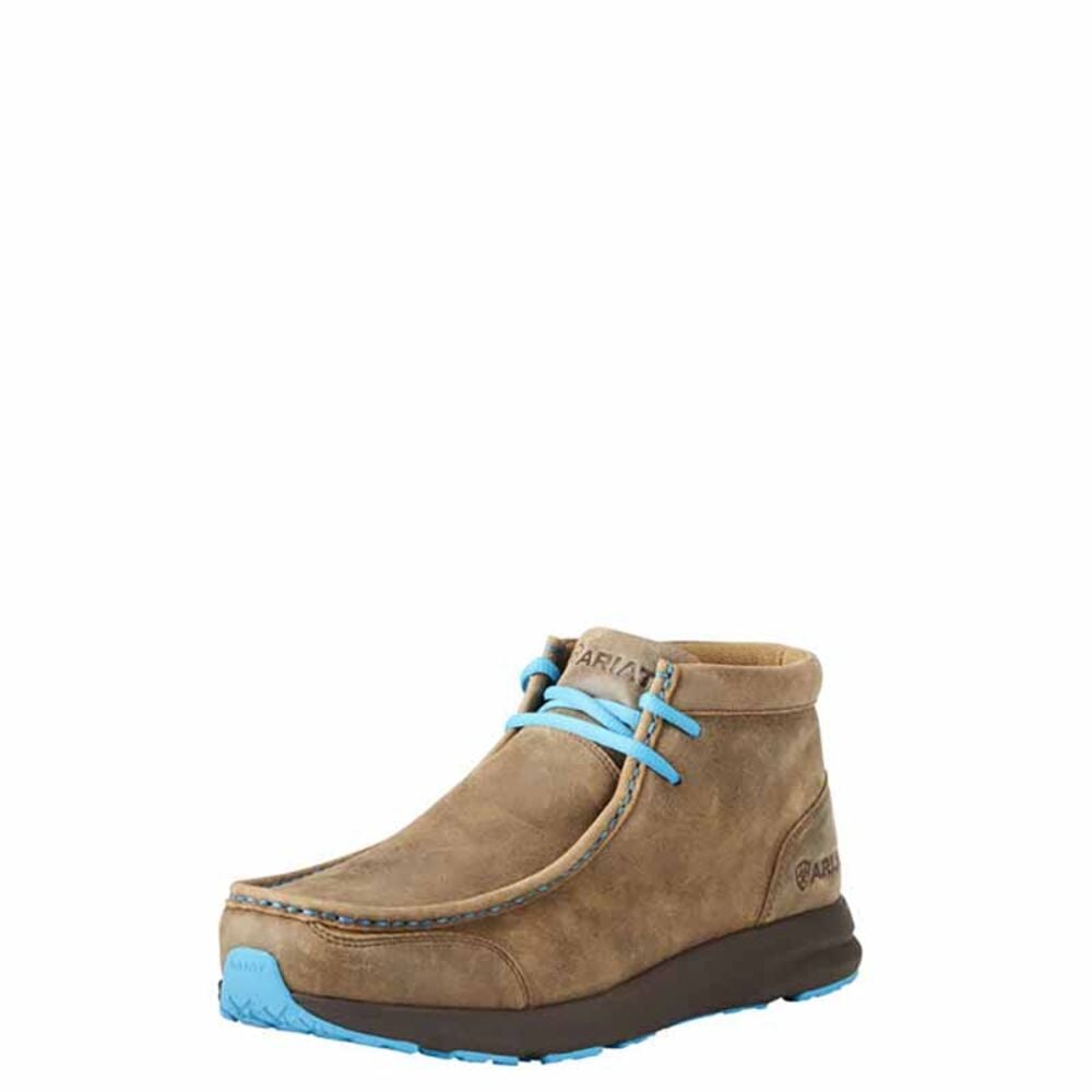 image of Men's Brown Bomber/Blue Laces Spitfire Shoe