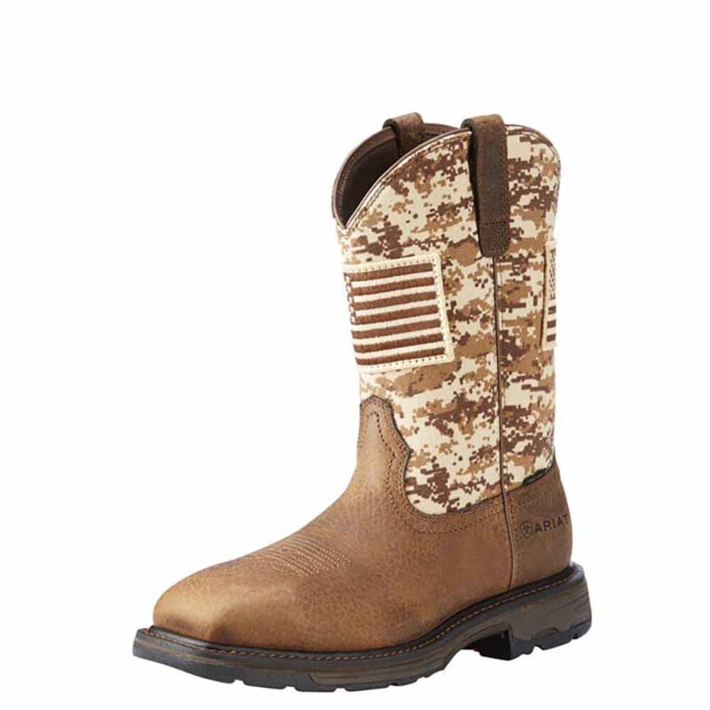 image of Men's WorkHog Patriot Steel Toe Work Boot