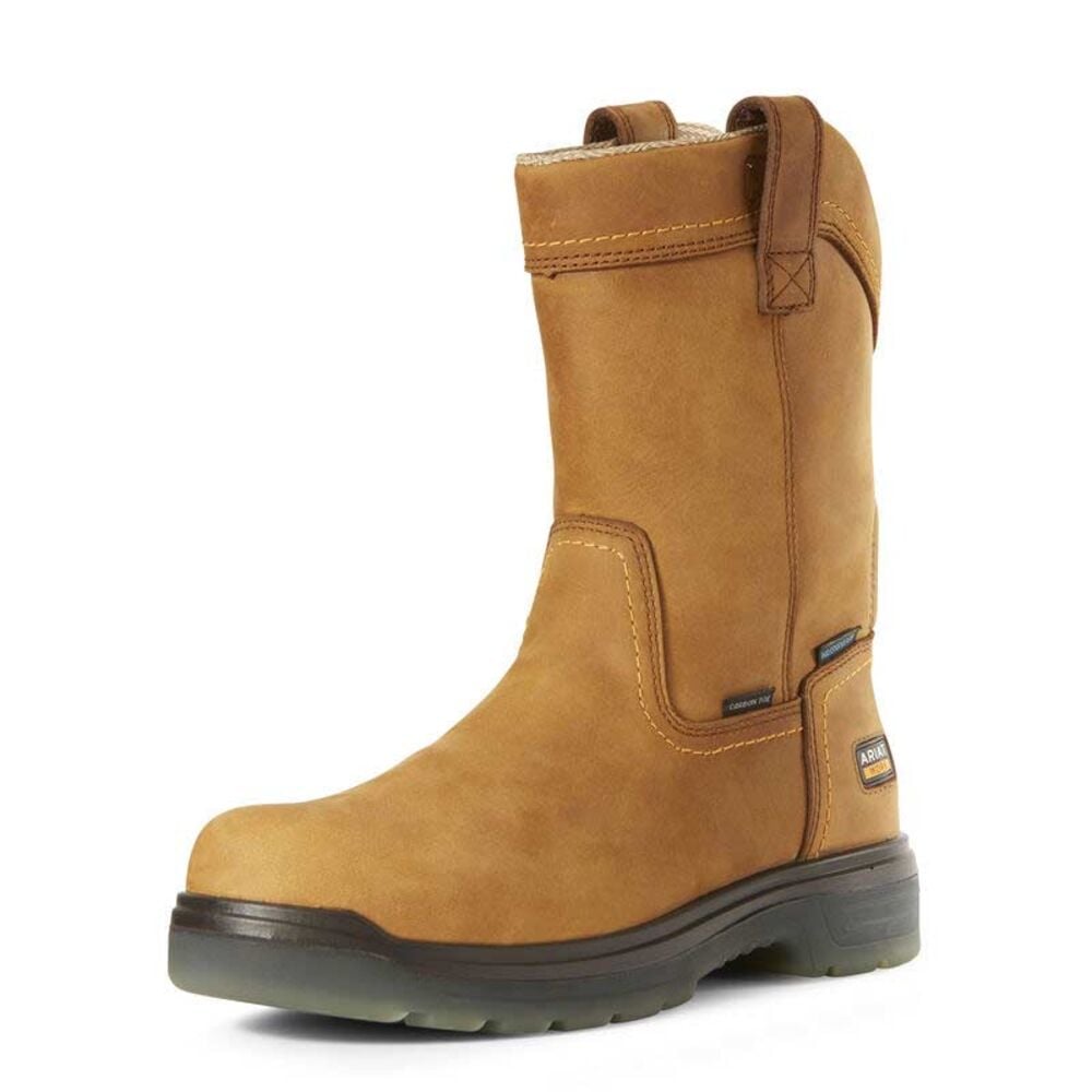 image of Men's Turbo Waterproof Carbon Toe Work Boot, Aged Bark