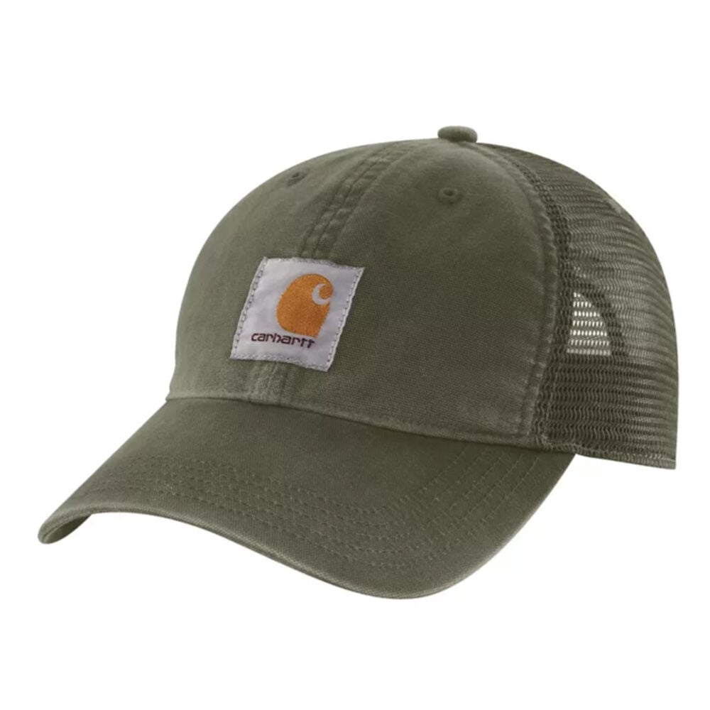 image of Men's Canvas Mesh-Back Cap