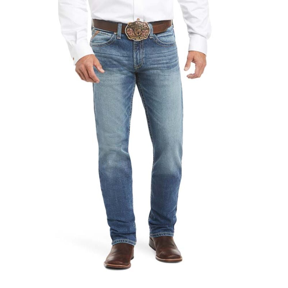 image of Men's M5 Legacy Stretch Stackable Low Rise Straight Leg Slim Fit Jean 