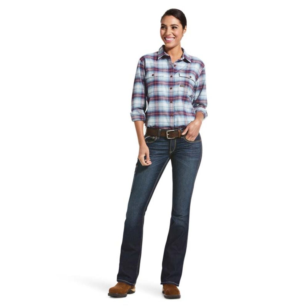 image of Women's Rebar DuraStretch Riveter Mid Rise Straight Leg Jean 