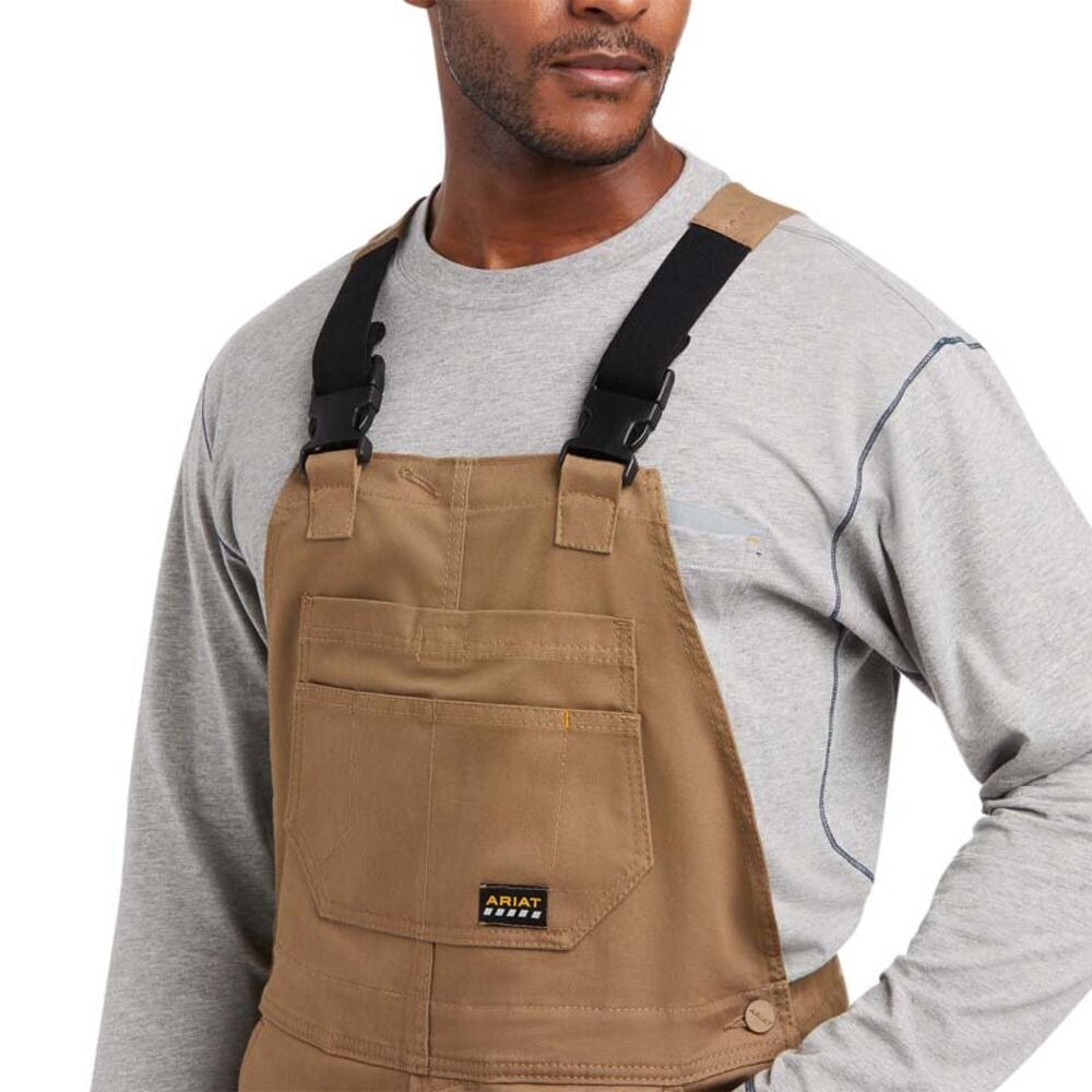 image of Men's Rebar DuraCanvas Stretch Insulated Bib