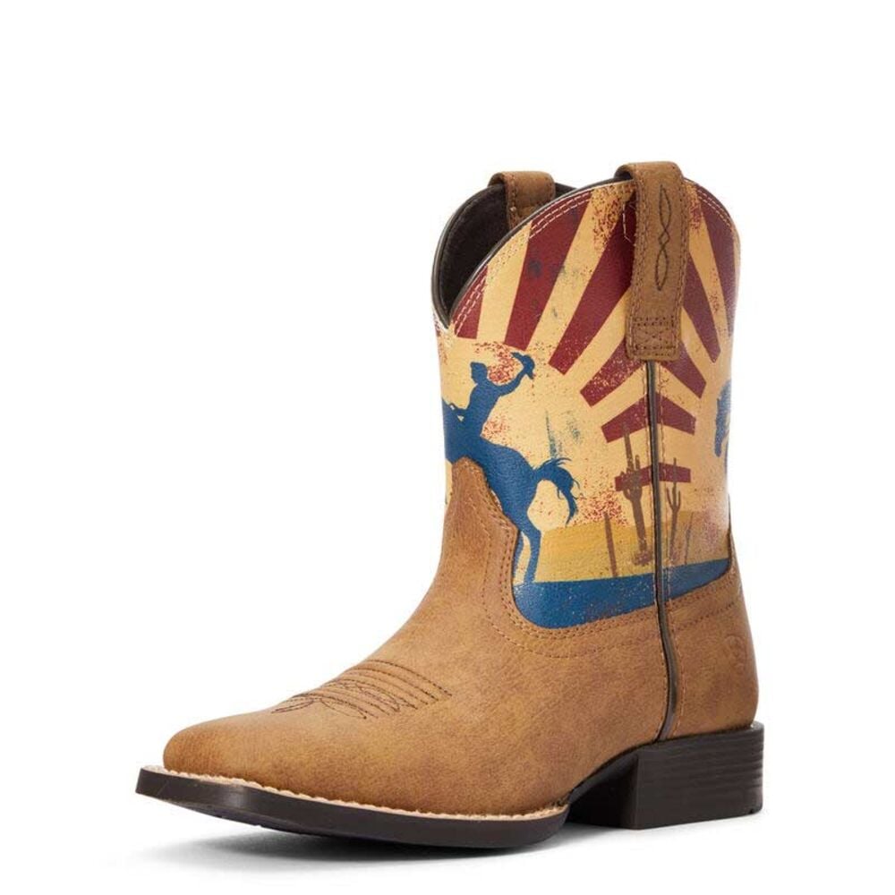 image of Kid's Dinero Western Boot, Tan