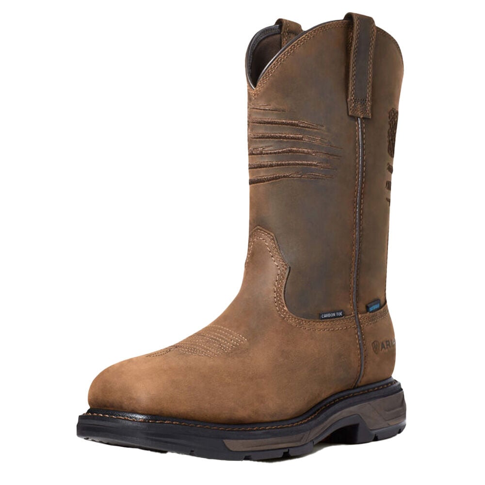 image of Men's WorkHog XT Patriot Waterproof Carbon Toe Work Boot