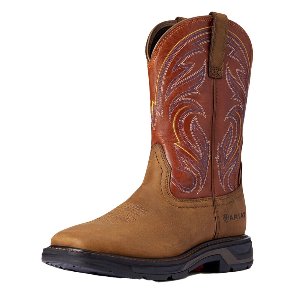 image of Men's WorkHog XT Cottonwood Work Boot- Dark Earth