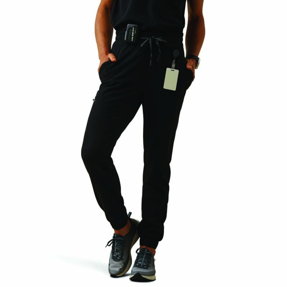 image of Women's Blackwell Cargo Stretch Jogger Scrub Pant, Black