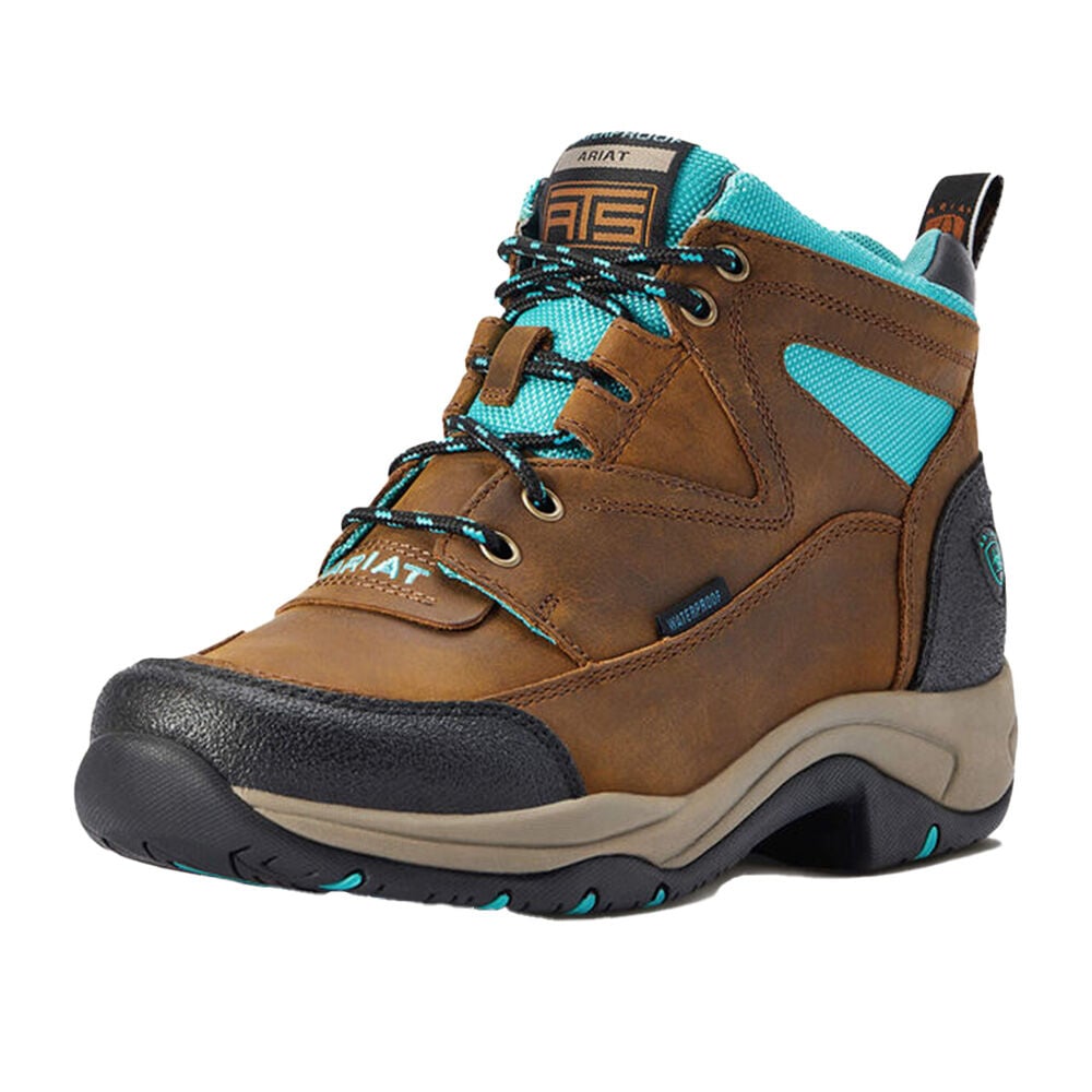 image of Women's Terrain Waterproof Boot- Weathered Brown
