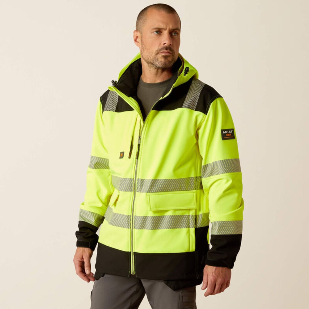 image of Men's Rebar HI-Vis Softshell Jacket