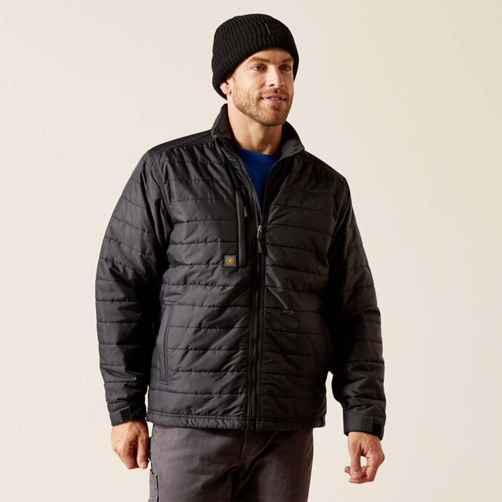 image of Men's Rebar Cordua Ripstop Lightweight Insulated Jacket, Black