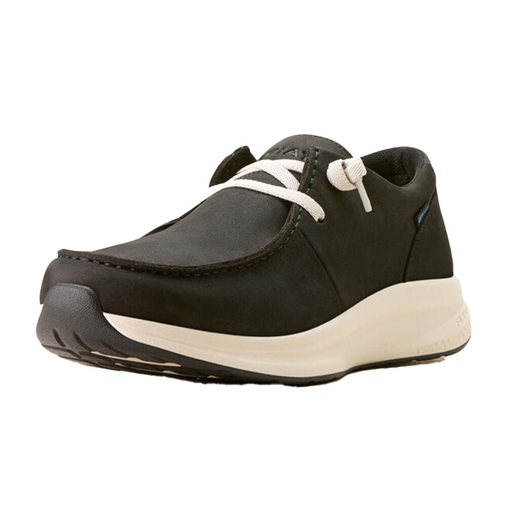 image of Men's Buckeye Waterproof Shoe- Satin Black