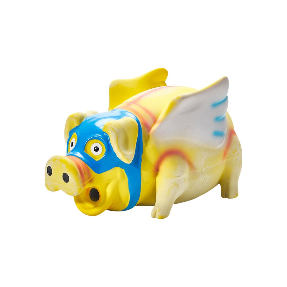 image of Flying Pig Latex Squeaky Dog Toy