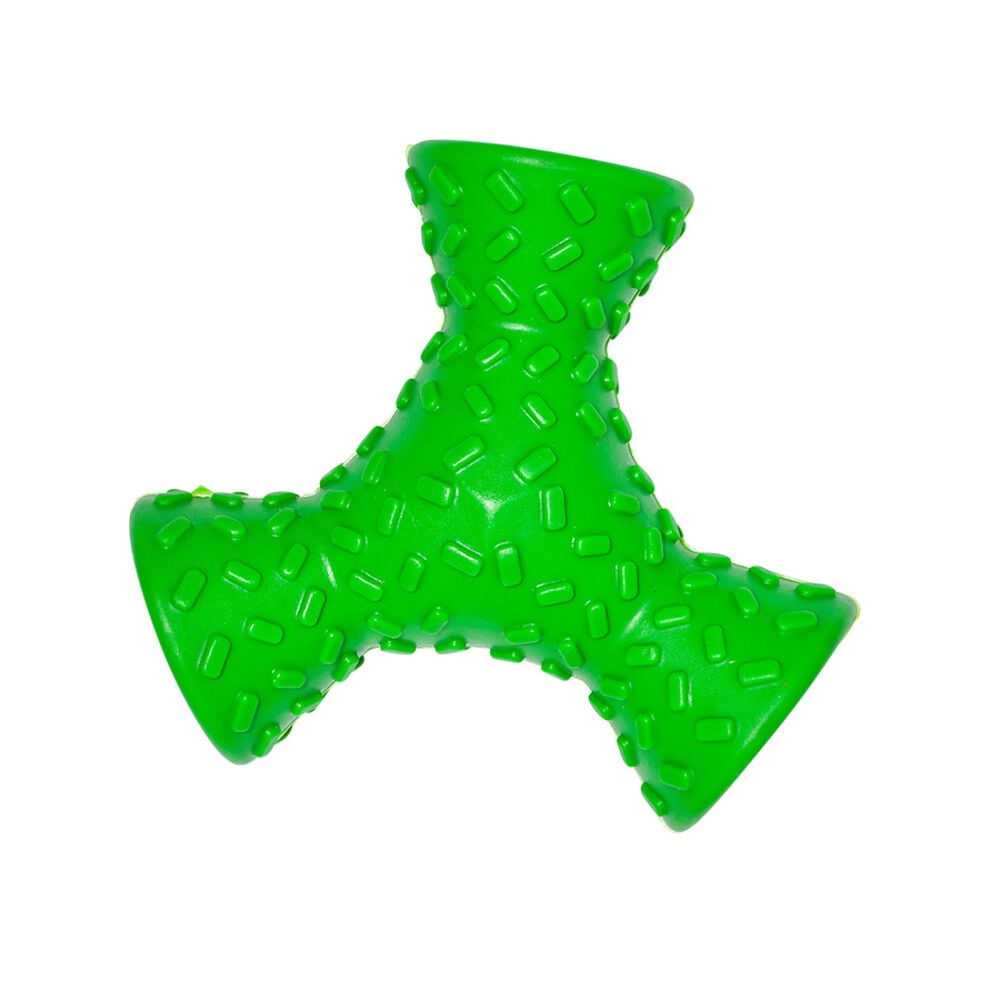 image of 3-Prong Rubber Chew Dog Toy