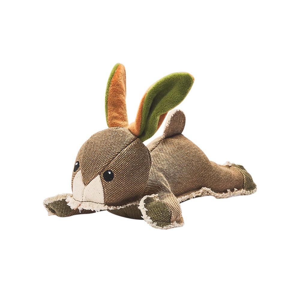 image of Tough Rabbit Squeaky Dog Toy