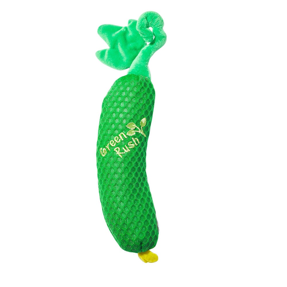 image of Zucchini Crinkle Catnip Cat Toy