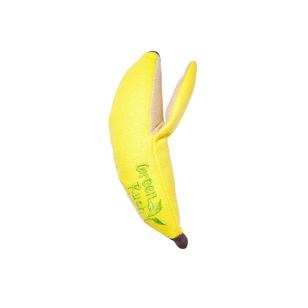 image of Banana Crinkle Catnip Cat Toy