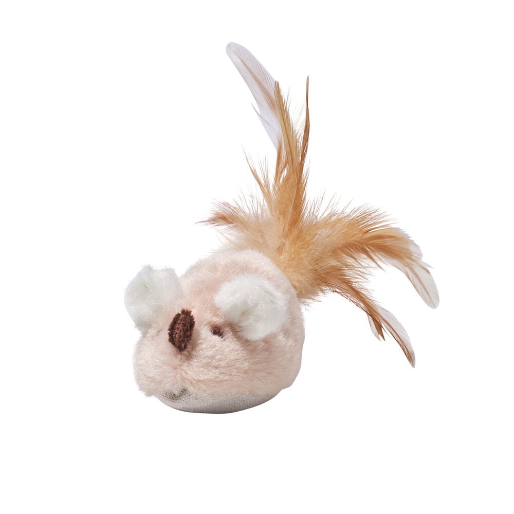 image of Mouse with Feather Tail Catnip Cat Toy