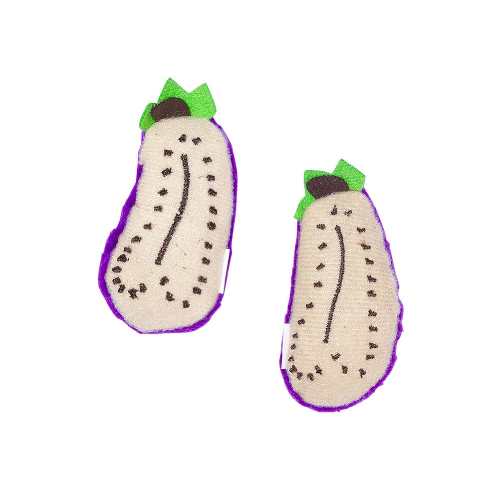 image of Eggplants Catnip Cat Toys, 2 pk