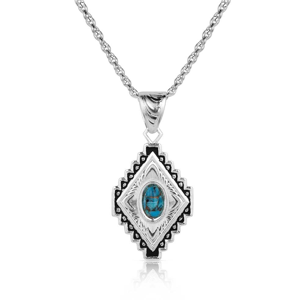 image of Diamond of the West Turquoise Necklace