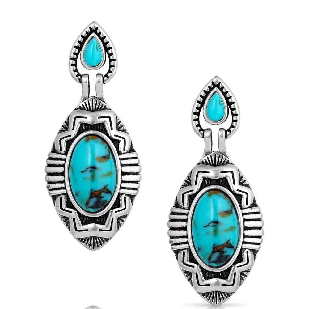 image of Blue Mesa Turquoise Earrings