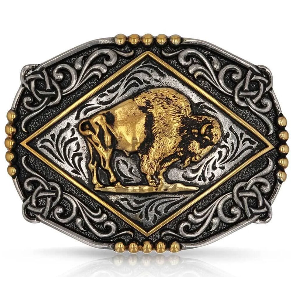 image of Men's Belt Buckle- Majestic Valor