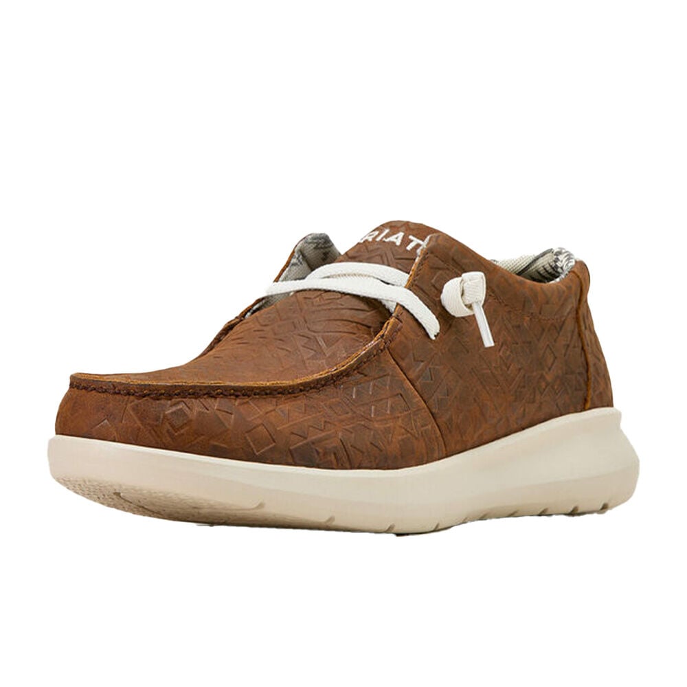 image of Men's Hilo Shoe- Mahogany Blanket Emboss
