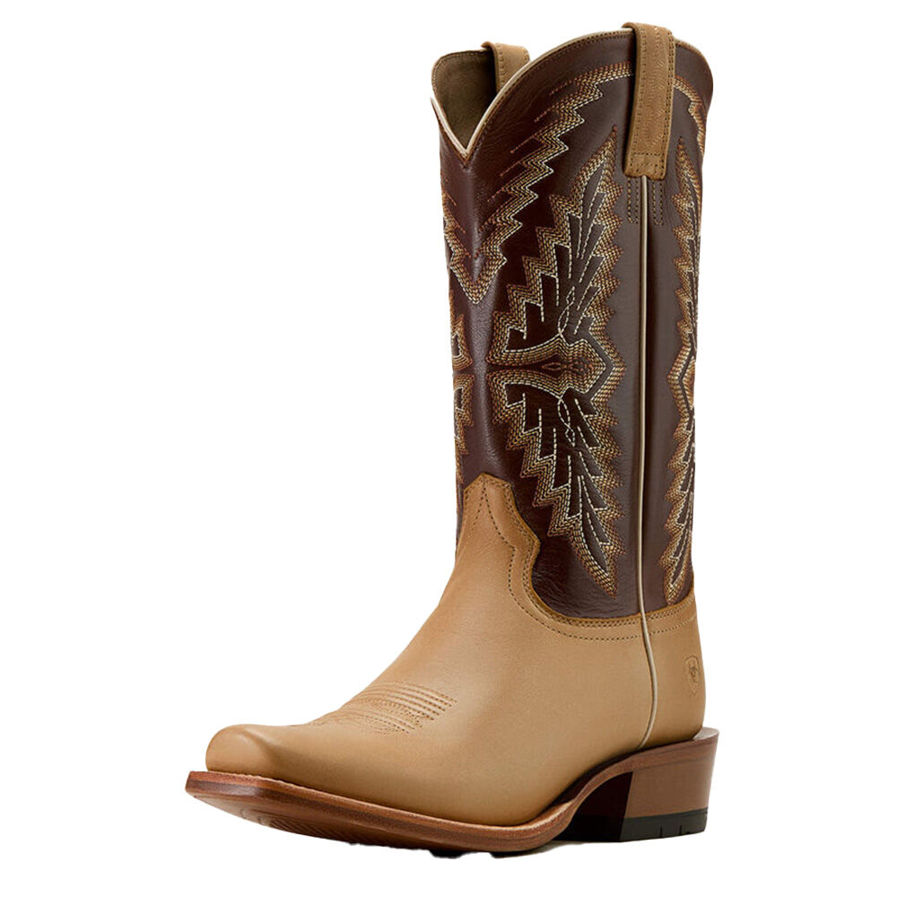 image of Men's Futurity Showman Cowboy Boot- Flaxen Tan