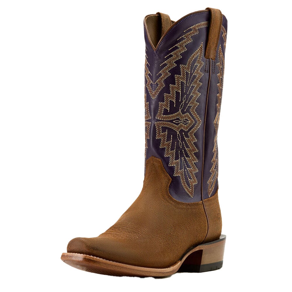 image of Men's Futurity Showman Cowboy Boot- Foothill Brown Roughout