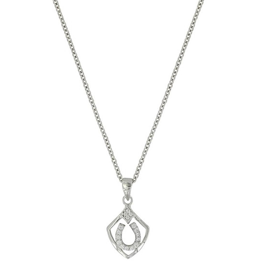 image of Women's Necklace- Shielded in Horseshoes