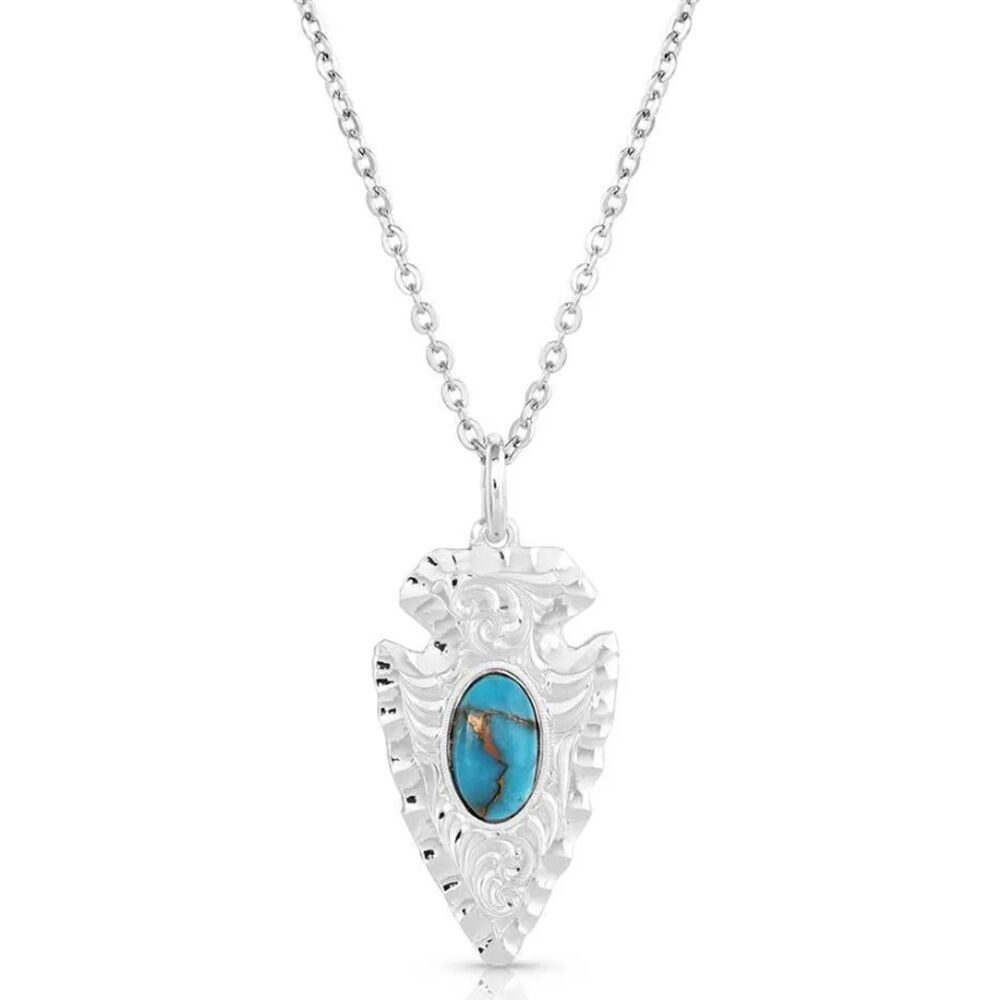 image of Women's Necklace- Chiseled Arrowhead