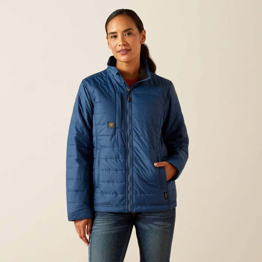 image of Women's Rebar Cordura Ripstop Lightweight Insulated Jacket, Ensign Blue