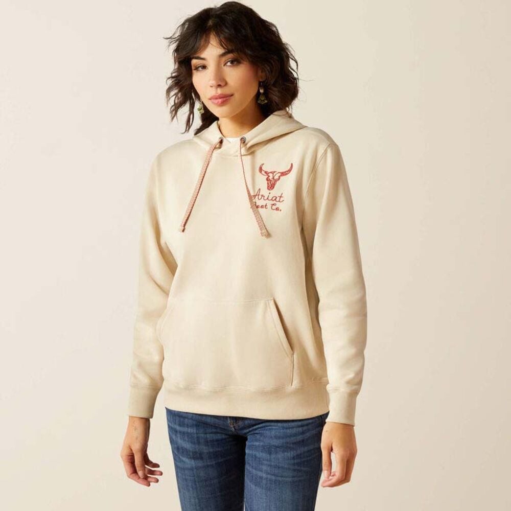 image of Women's Stitch Hoodie. Oyster Gray