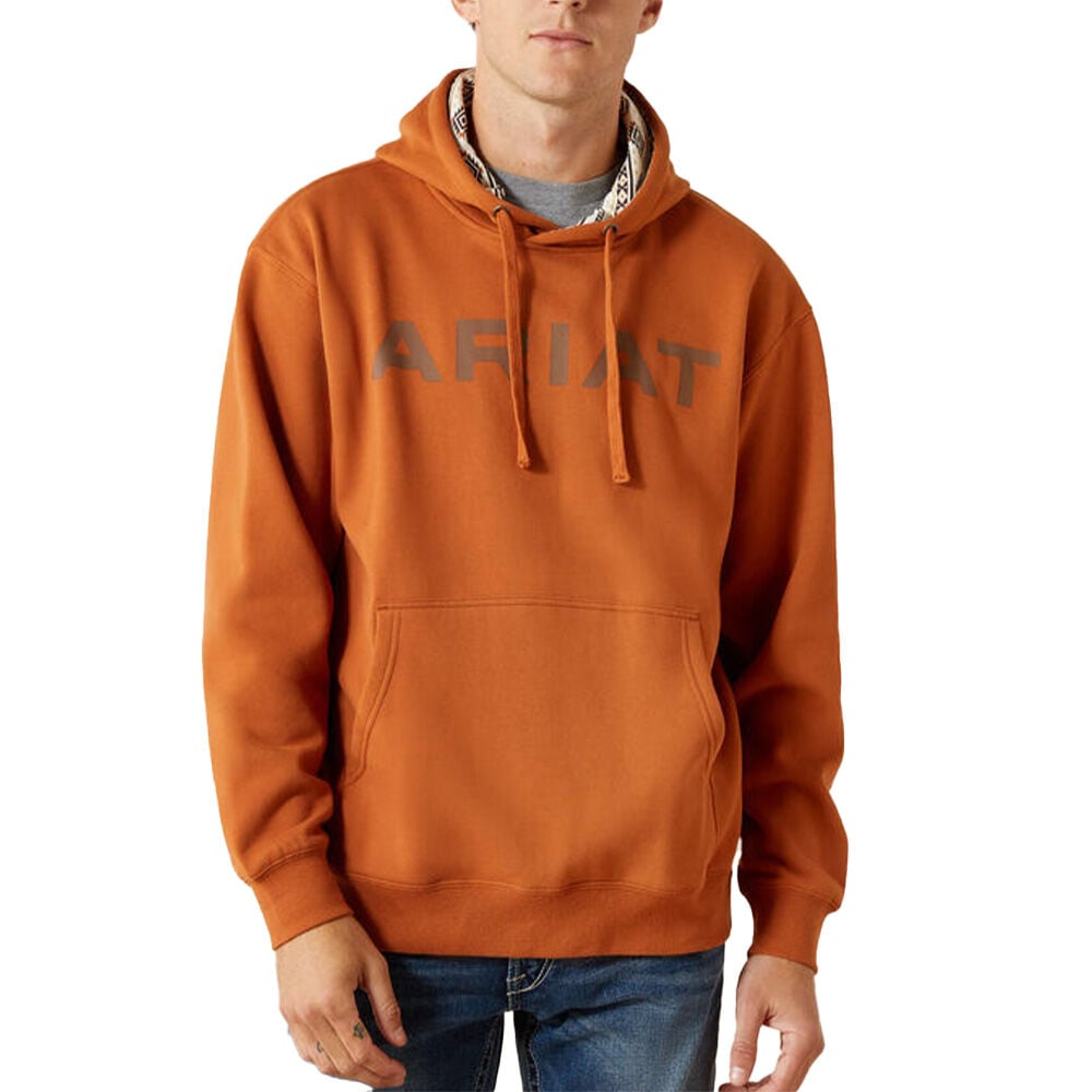 image of Men's Stitch Shield Logo Hoodie