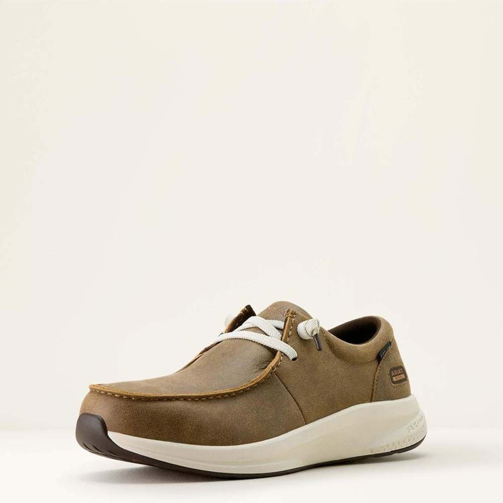 image of Men's Buckeye Steel Toe Work Shoe, Brown Bomber