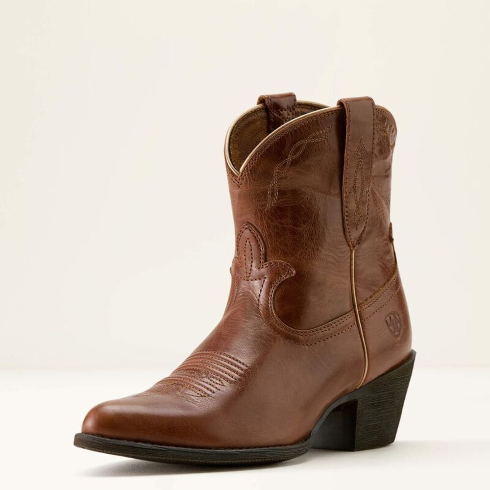 image of Women's Maggie J Toe Western Boot, Aged Sienna