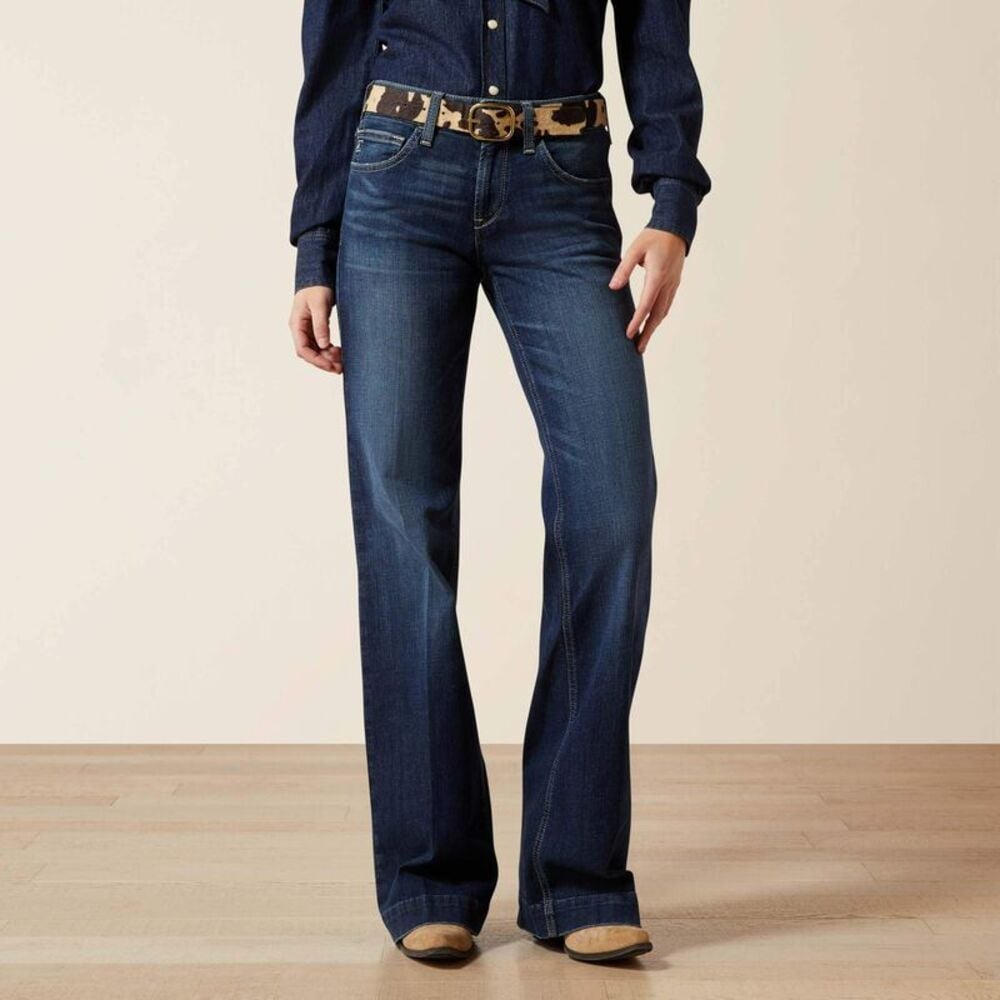 image of Women's Perfect Rise Catalaya Trouser Jean, Plumas