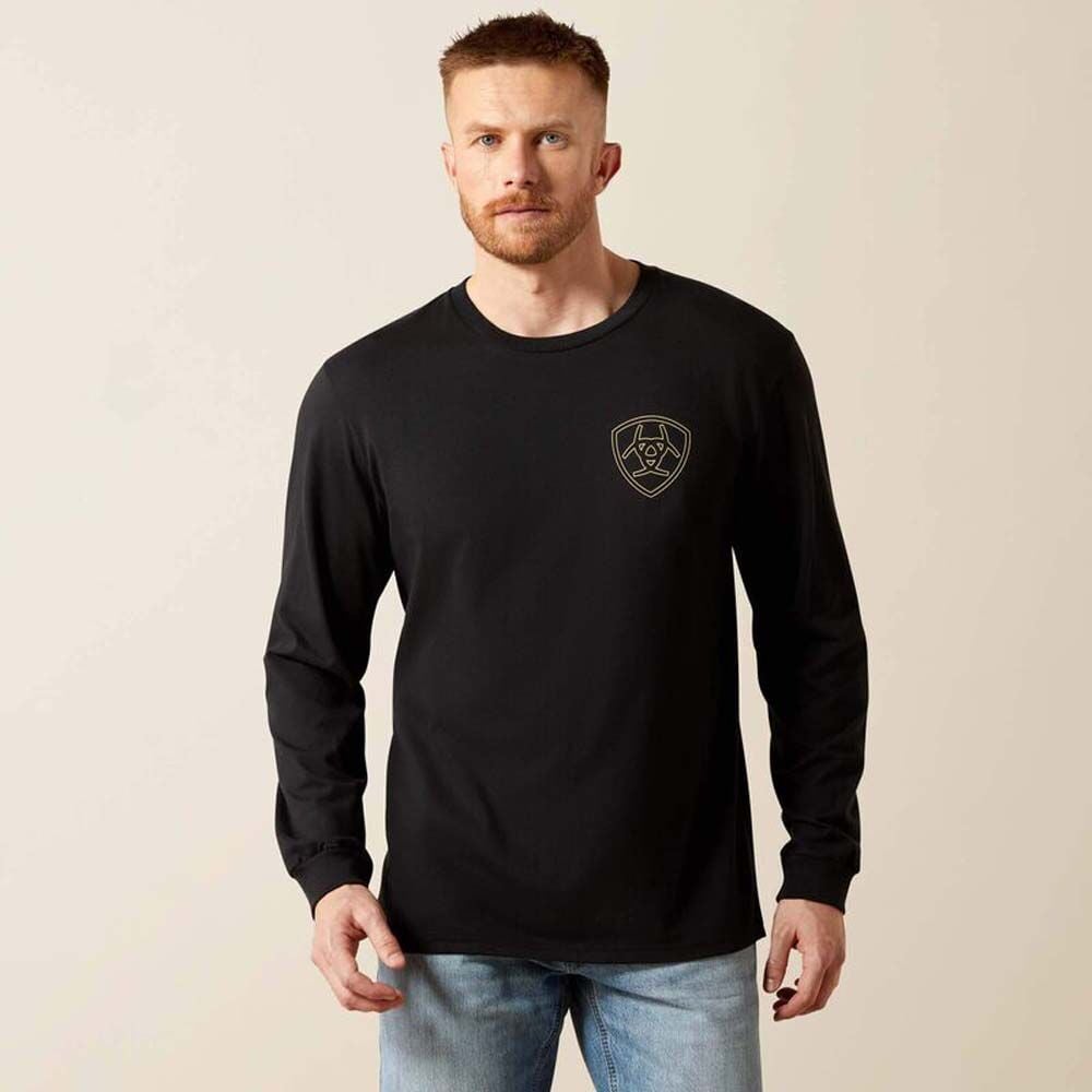 image of Men's Graphic Easy Rider T-Shirt, Black