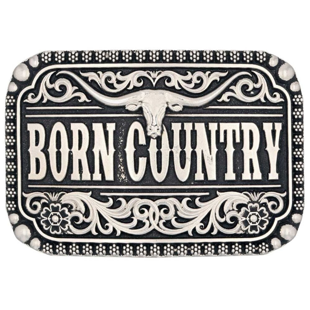 image of Born Country Attitude Buckle