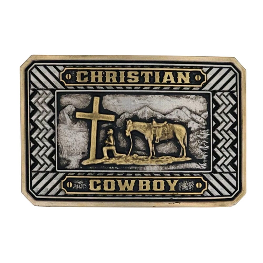 image of Men's Beaming Christian Belt Buckle